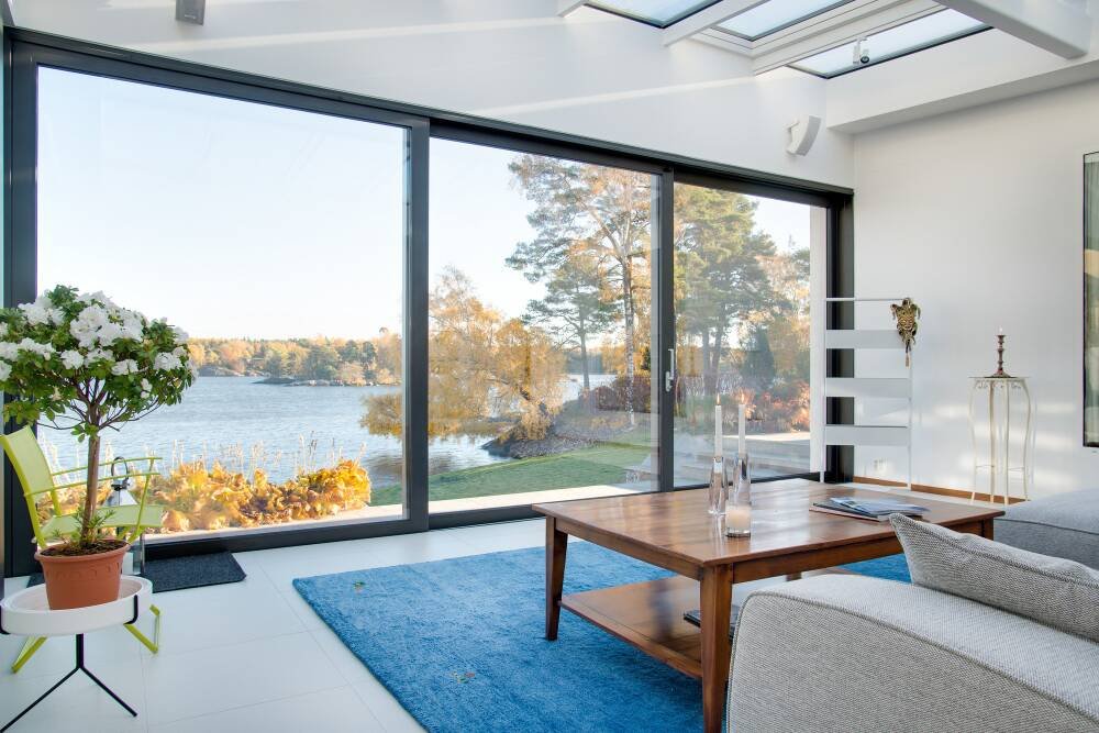 Eco-Friendly Bryan Cranston House: A Blend of Luxury and Sustainability for $4.995 Million - Celebrity Home - Homedecortoday massive sliding glass doors