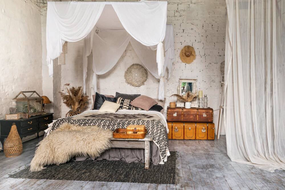 15 Bedroom Ideas Simphome All Shapes And Sizes - Interior Design - Homedecortoday Bohemian Bedrooms