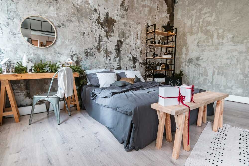 15 Bedroom Ideas Simphome All Shapes And Sizes - Interior Design - Homedecortoday Industrial Bedrooms