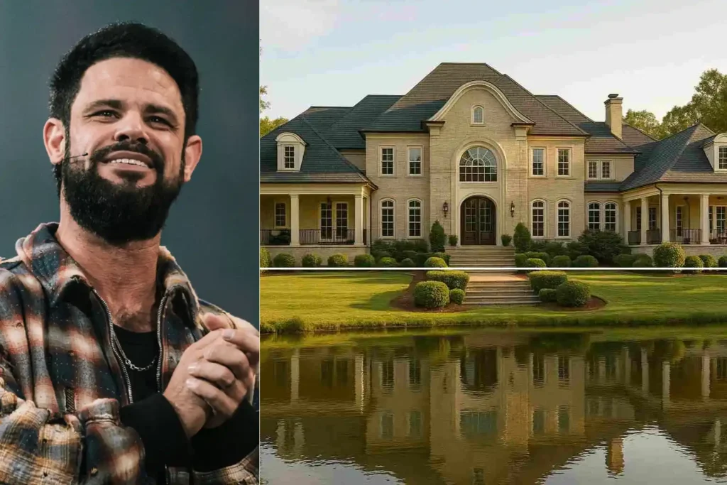 Steven Furtick House exterior view showing large mansion in Waxhaw North Carolina