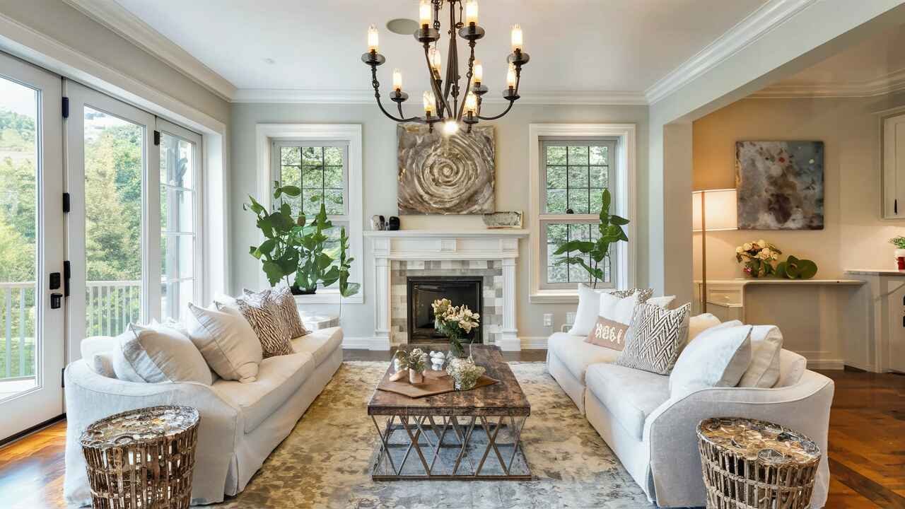 elegant furniture and decor