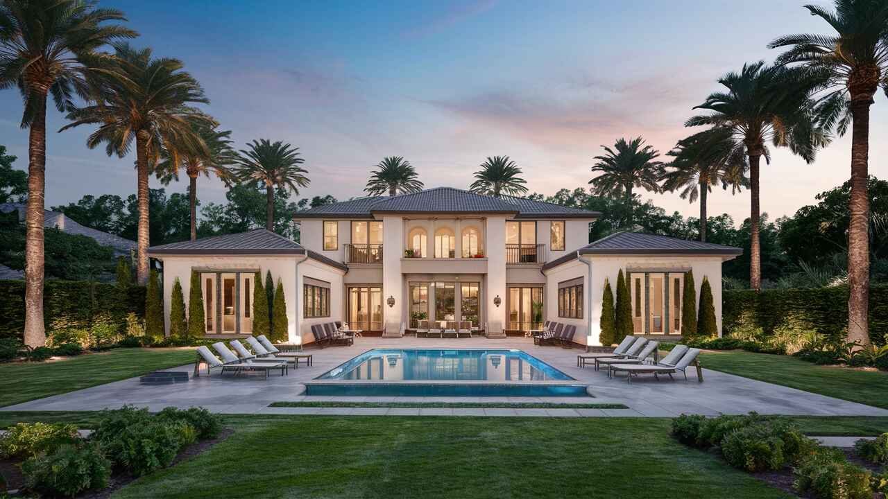 Latest Information On $2.2m Pat Sajak House In Los Angeles - Celebrity Home - Homedecortoday The exterior of Sajak's house is equally impressive, boasting a lush, manicured landscape dotted with swaying palm trees and an in-ground swimming pool.