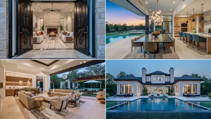 Exploring NBA Star $10 Million James Harden House in Houston, Post Clippers Trade - Celebrity Home - Homedecortoday from a massive pool to a private theater