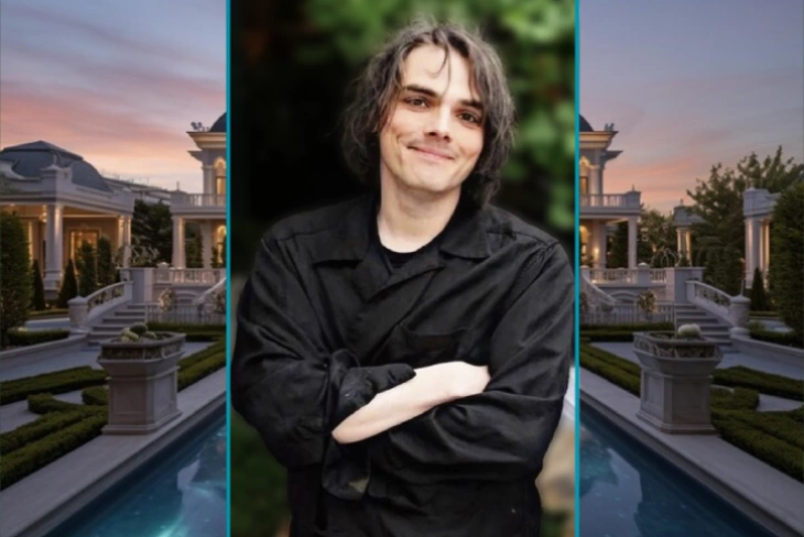 The Gerard Way House in Ladera Ranch showcases a boho and witchy aesthetic, reflecting Gerard Way's artistic flair and unique taste.