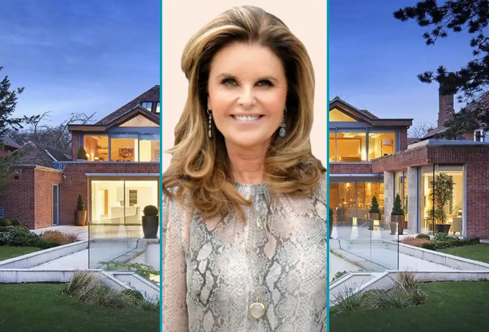 Maria Shriver's luxurious $200 million house in Pacific Palisades, Los Angeles.