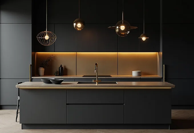15 Black and Gold Kitchen Ideas That Will Transform Your Home - Interior Design - Homedecortoday Image of , Interior Design, on Homedecortoday.