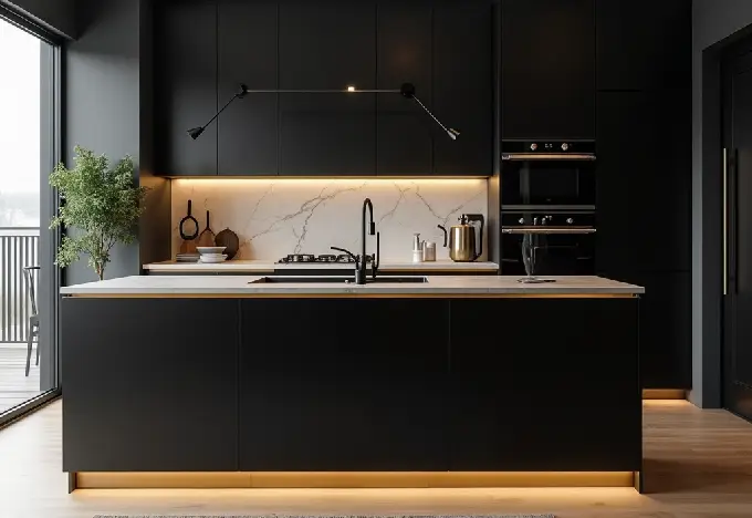15 Black and Gold Kitchen Ideas That Will Transform Your Home - Interior Design - Homedecortoday Image of , Interior Design, on Homedecortoday.