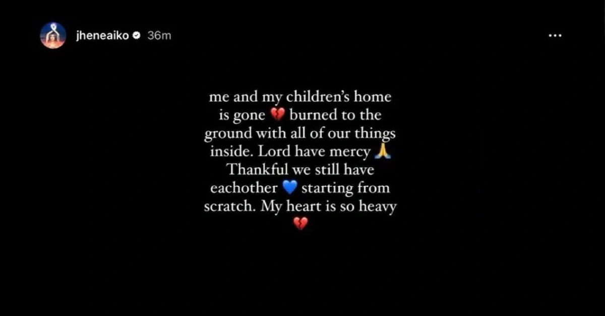 Jhené Aiko House Burns Down in LA Wildfires: Family Safe Amid Tragic Loss - Celebrity Home - Homedecortoday Image of , Celebrity Home, on Homedecortoday.