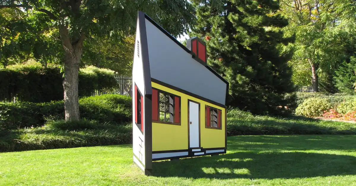 Roy Lichtenstein House Series: The Ultimate Guide to His Optical Illusion Sculptures - Celebrity Home - Homedecortoday Image of , Celebrity Home, on Homedecortoday.