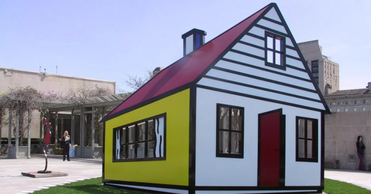 Roy Lichtenstein House Series: The Ultimate Guide to His Optical Illusion Sculptures - Celebrity Home - Homedecortoday Image of , Celebrity Home, on Homedecortoday.