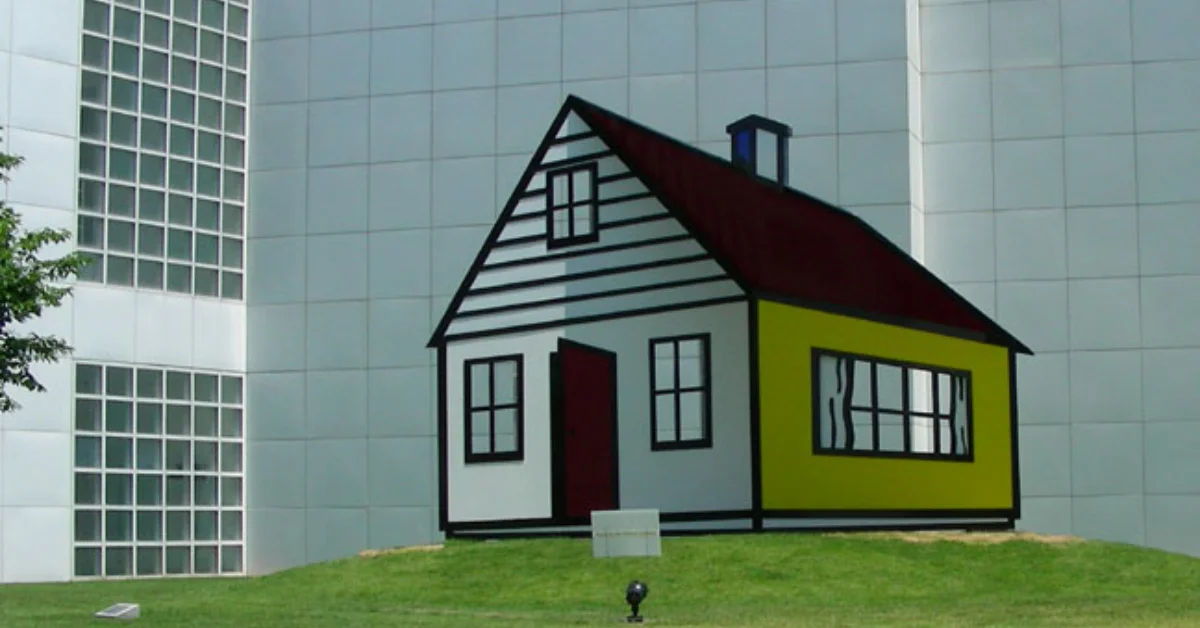 Roy Lichtenstein House Series: The Ultimate Guide to His Optical Illusion Sculptures - Celebrity Home - Homedecortoday Image of , Celebrity Home, on Homedecortoday.