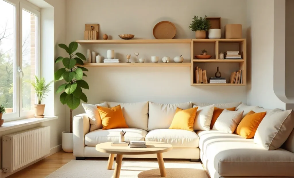 DrHomey handy tips for home organization and budget-friendly DIY improvements in modern living room