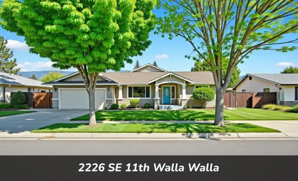 2226 SE 11th Walla Walla: Your Complete Property and Neighborhood Guide 2226 SE 11th Walla Walla residential home with front yard and mature trees in Southeast neighborhood