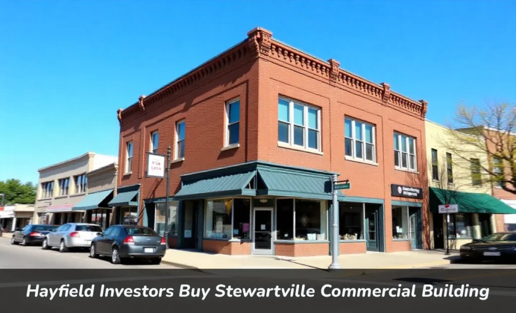 Hayfield Investors Buy Stewartville Commercial Building: What This $775,000 Deal Means for Small-Town Real Estate Hayfield investors Stewartville commercial building downtown professional office space investment property Minnesota