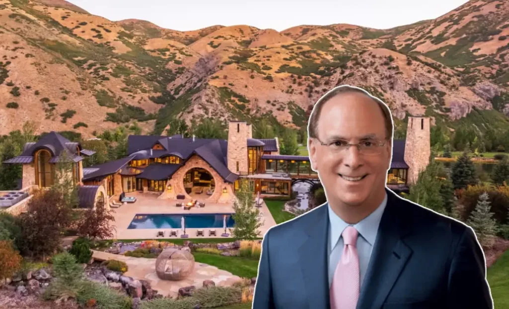 Larry Fink house in North Salem New York showing main estate and grounds