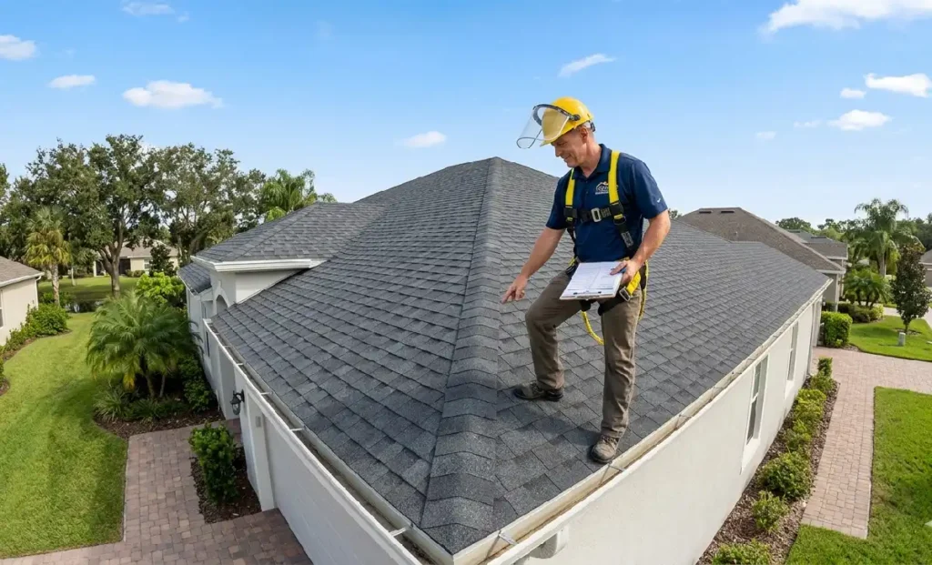 Total Home Roofing: Services, Reviews, and What Florida Homeowners Should Know Total Home Roofing contractor inspecting residential roof in Florida