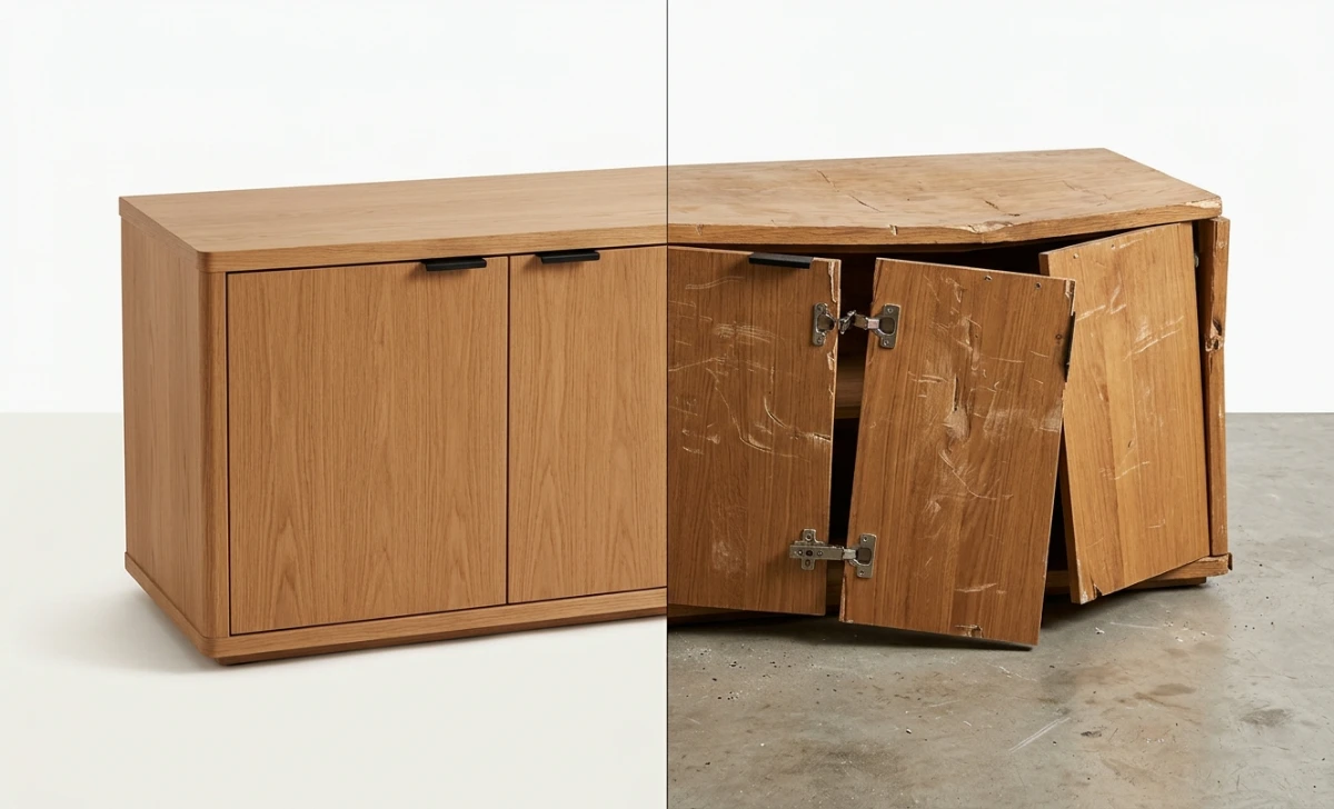 Litfad product photo versus actual item received – visible damage and quality difference