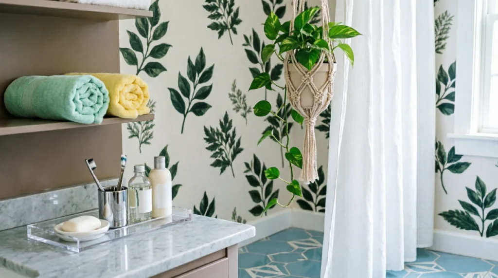 10 Easy Summer Bathroom Upgrades That Feel Fresh Image of , Bathroom, on Homedecortoday.