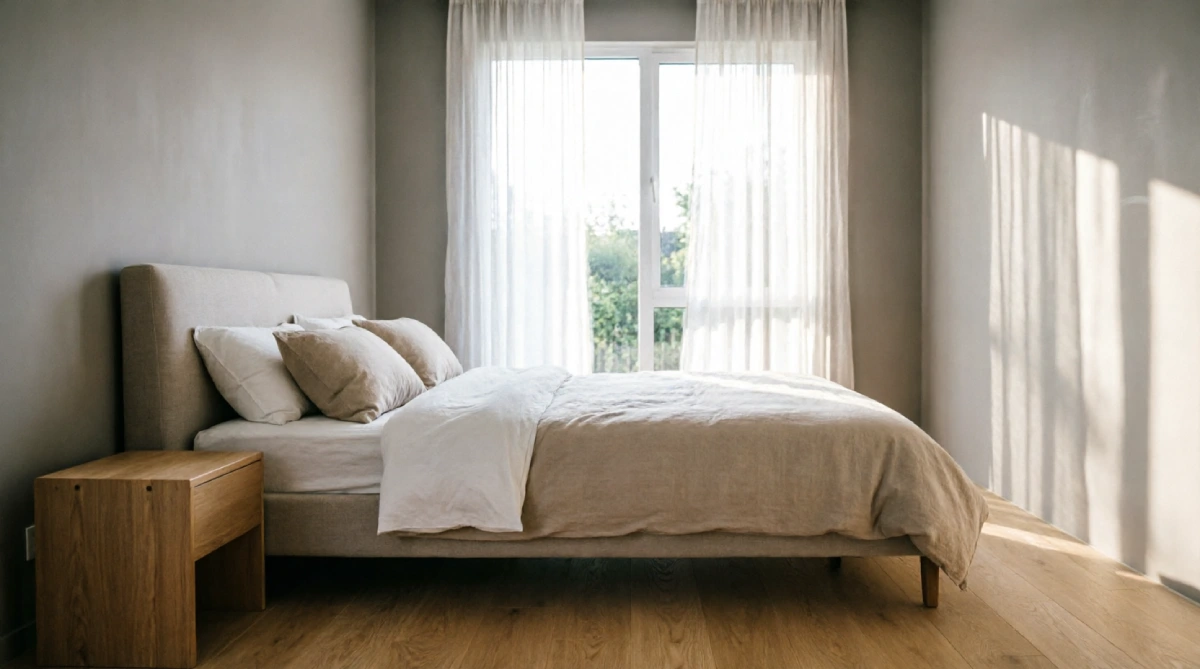12 Summer Bedroom Layout Ideas That Improve Comfort - Bedroom - Homedecortoday Bed rotated 180 degrees to place the head in a cooler part of the summer bedroom