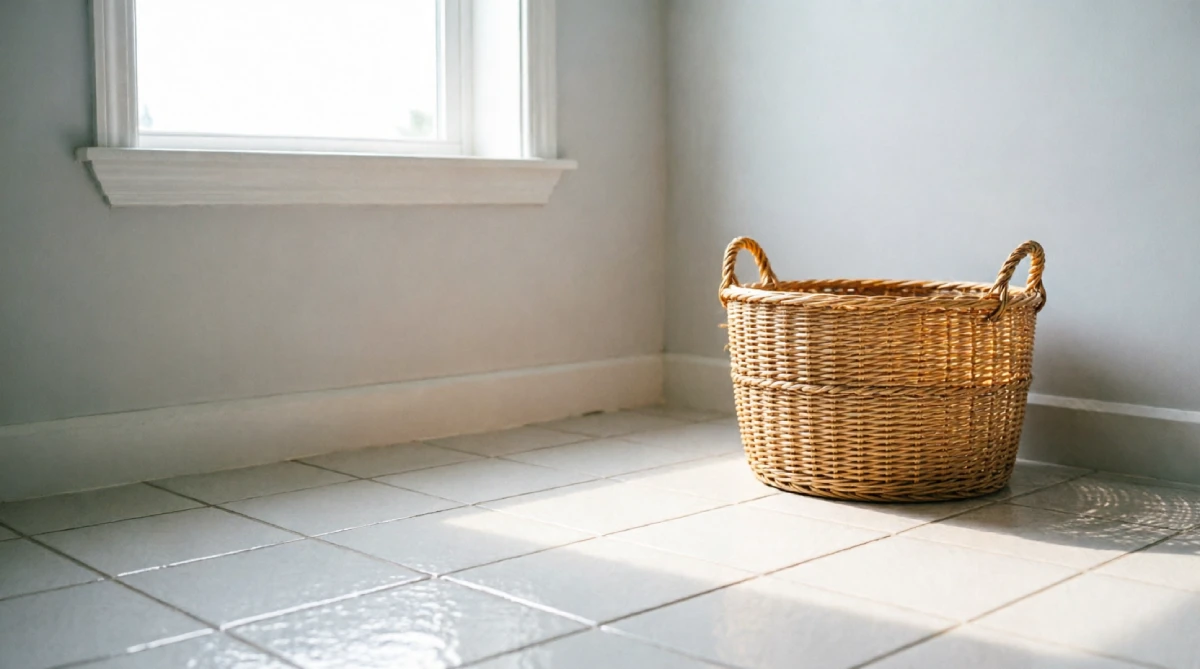 Matte white ceramic bathroom tiles that stay cooler in summer