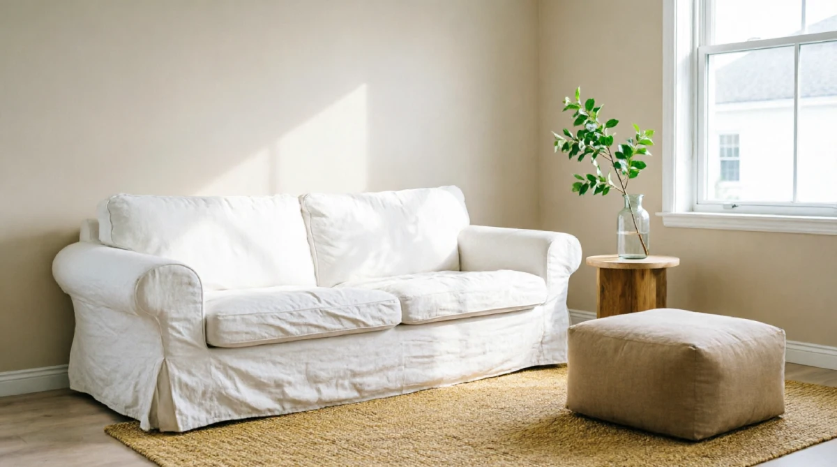 10 Minimal Summer Living Room Ideas for Simplicity - Living Room - Homedecortoday A minimal summer living room with soft neutral tones and natural light.