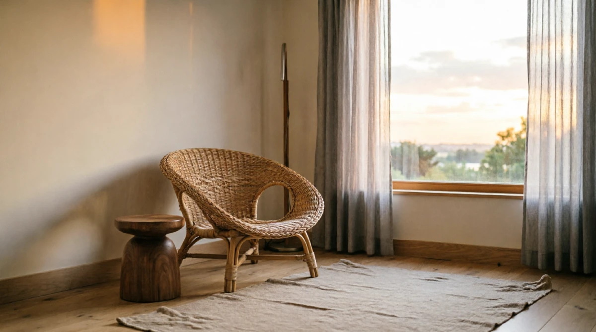 12 Summer Bedroom Layout Ideas That Improve Comfort - Bedroom - Homedecortoday Lightweight chair repositioned to a cooler spot in the bedroom during summer evening