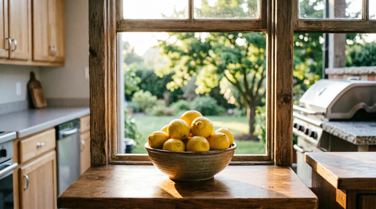 12 Summer Kitchen Remodeling Ideas That Improve Functionality - Kitchen - Homedecortoday Indoor‑outdoor pass‑through window improves summer kitchen functionality and workflow
