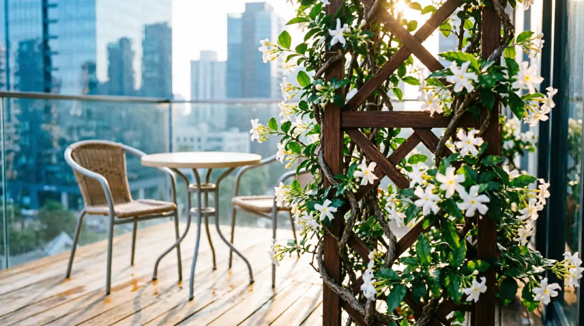 13 Summer Outdoor Decor Ideas That Feel Fresh and Inviting - Outdoor Living - Homedecortoday A lush vertical garden on a balcony trellis creating a private green nook.