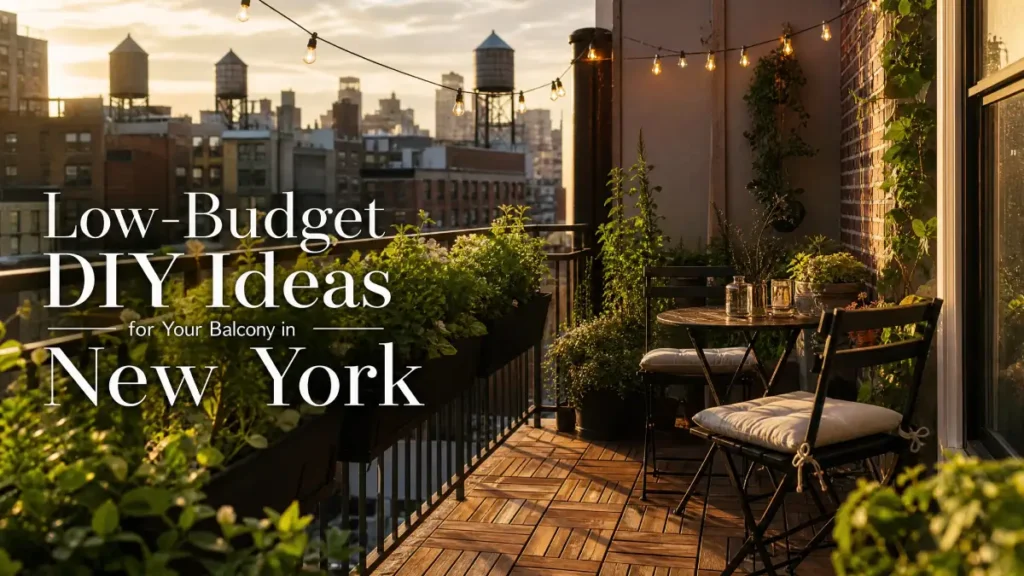 Low-Budget DIY Ideas for Your Balcony in New York Image of , DIY Projects, on Homedecortoday.